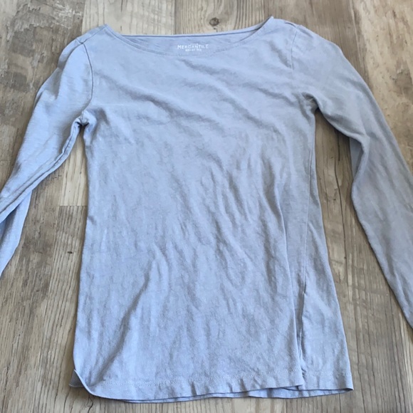 gray j crew top - Picture 1 of 2